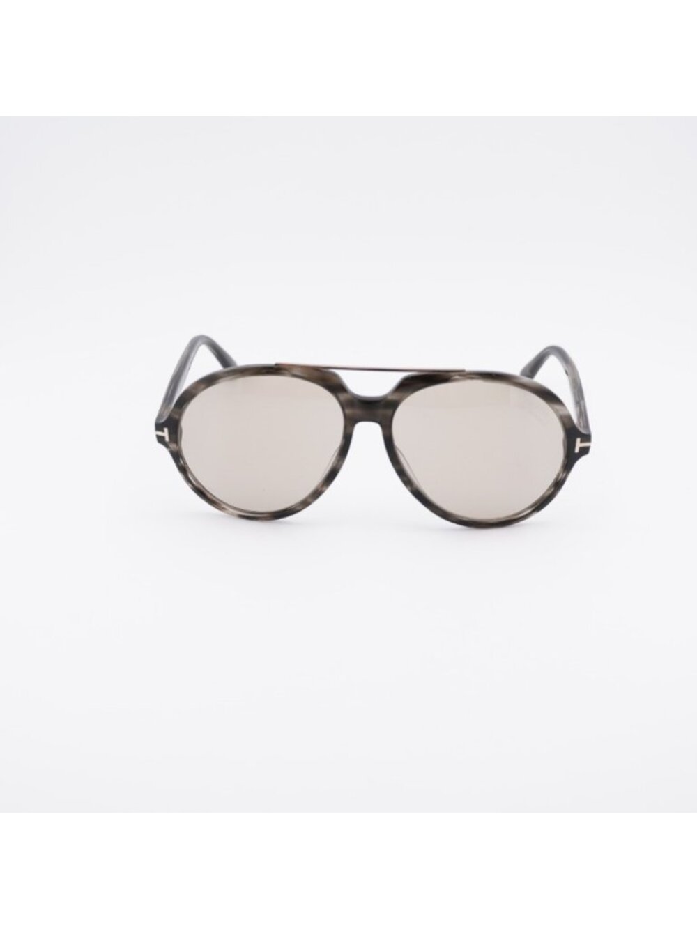 Tom Ford Aalto FT1210 56E Sunglasses Coloured Havana Aviator Frame, Brown Lenses - Picture 3 of 10